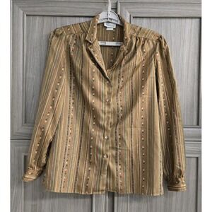 Levi Strauss &Company Womens Long Sleeve Vintage Button Up Shirt Sz 14/Lge USA